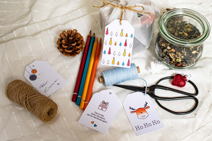 DIY / Freebie: Weihnachtsanhänger (Etiketten) zum Ausdrucken