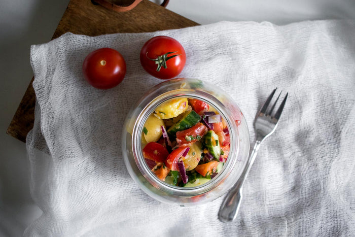 Zum Grillen und fürs Picknick: Kartoffelsalat im Glas
