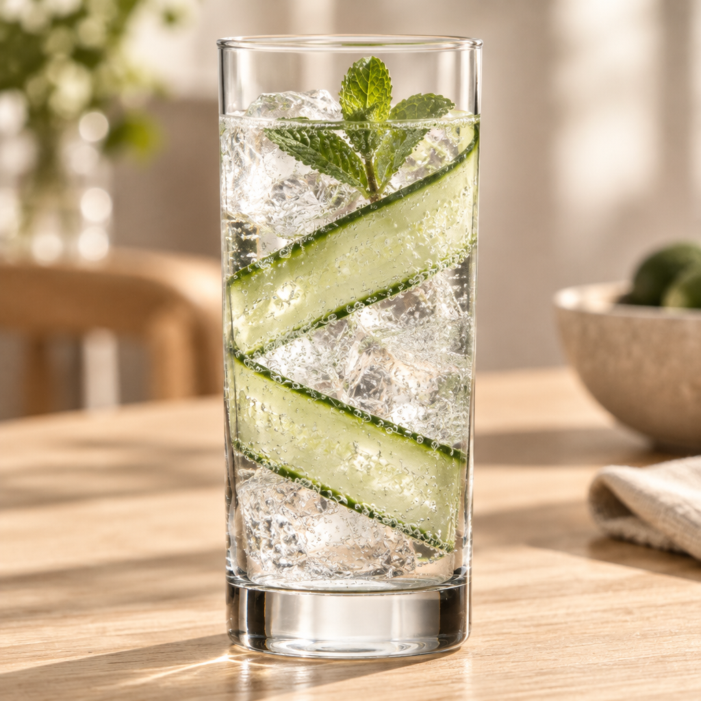 Lifestyle-Aufnahme: Longdrinkglas Pasabahce Istanbul 200 ml - 12er-Set geeicht