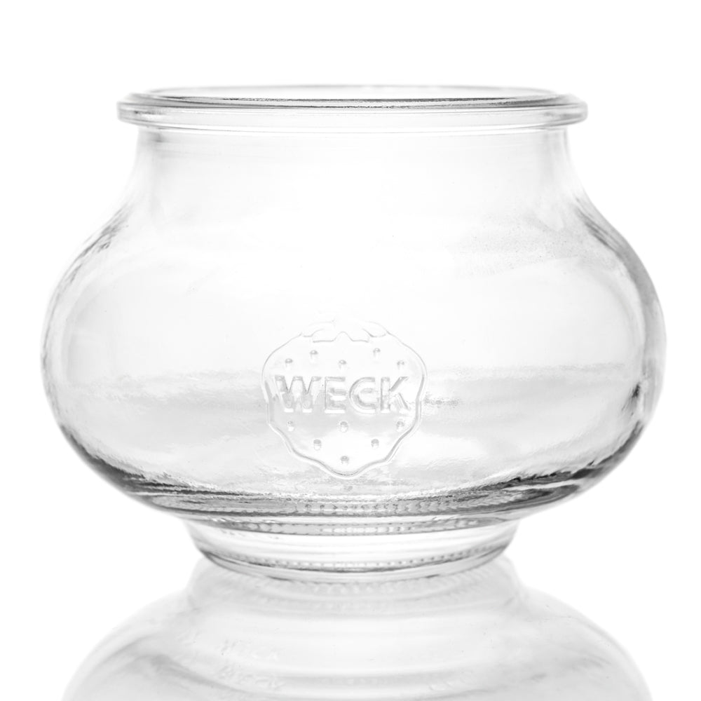 WECK-Schmuckglas 1062 l RR 100 mit Glasdeckel im 4er Karton