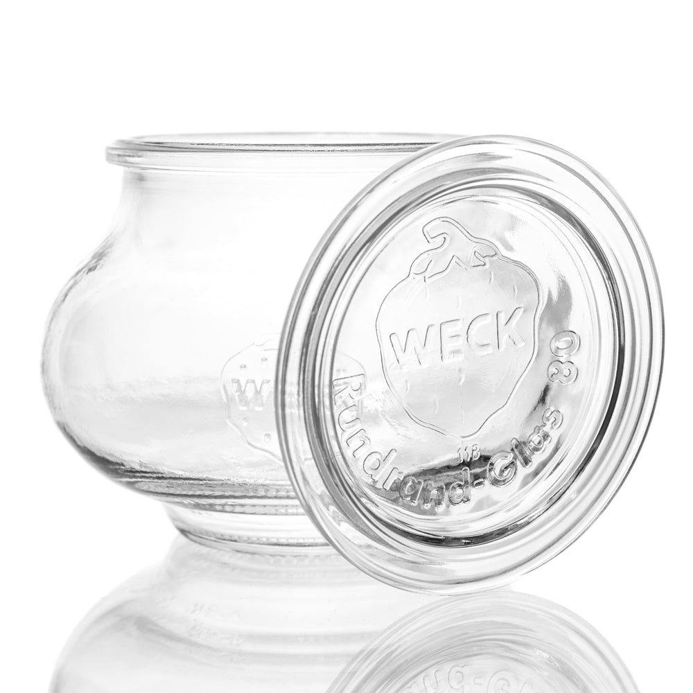 WECK-Schmuckglas 1062 l RR 100 mit Glasdeckel im 4er Karton