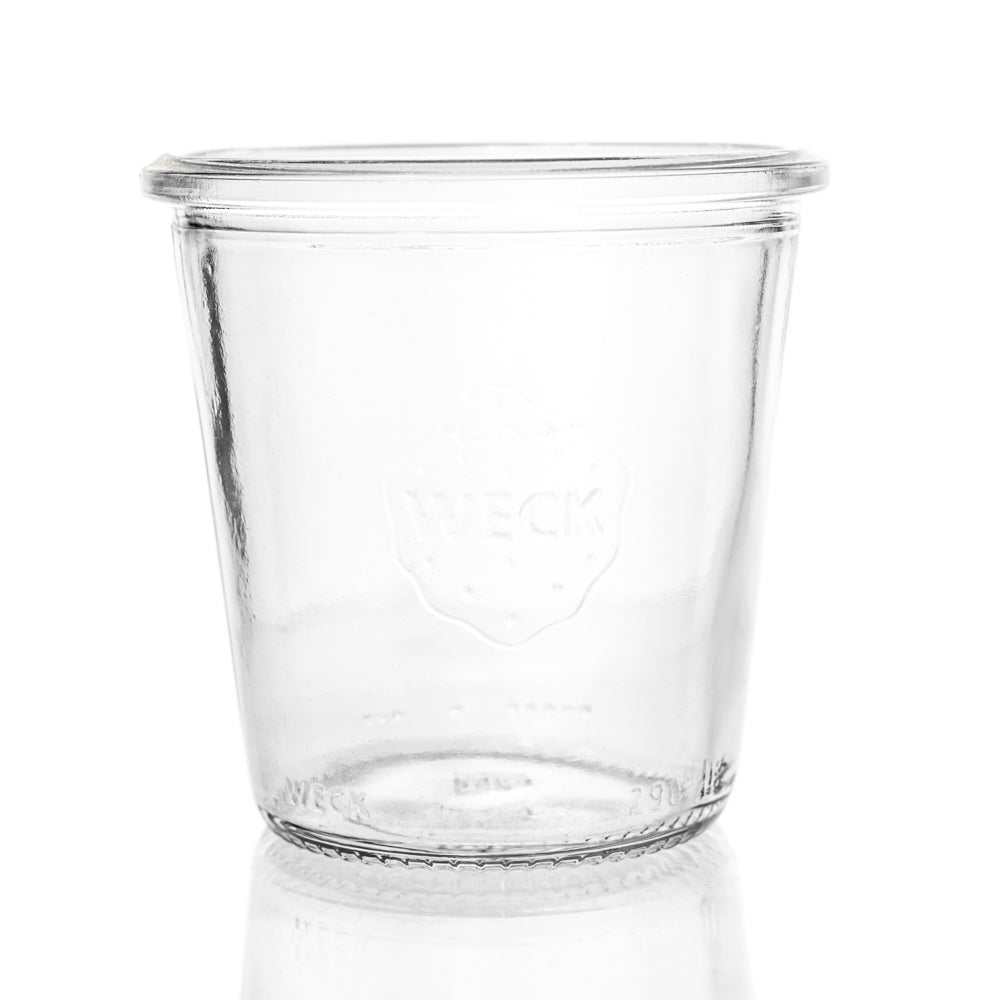 WECK-Sturzglas 290 ml RR 80 mit Glasdeckel im 6er Karton