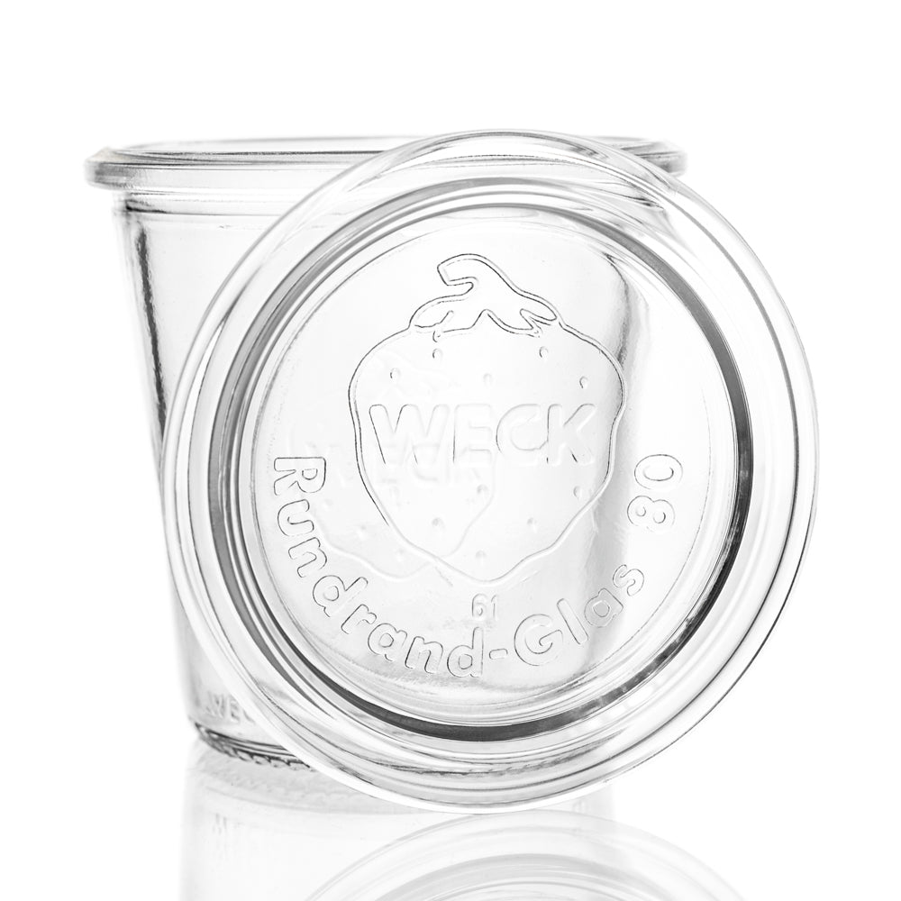 WECK-Sturzglas 290 ml RR 80 mit Glasdeckel im 6er Karton