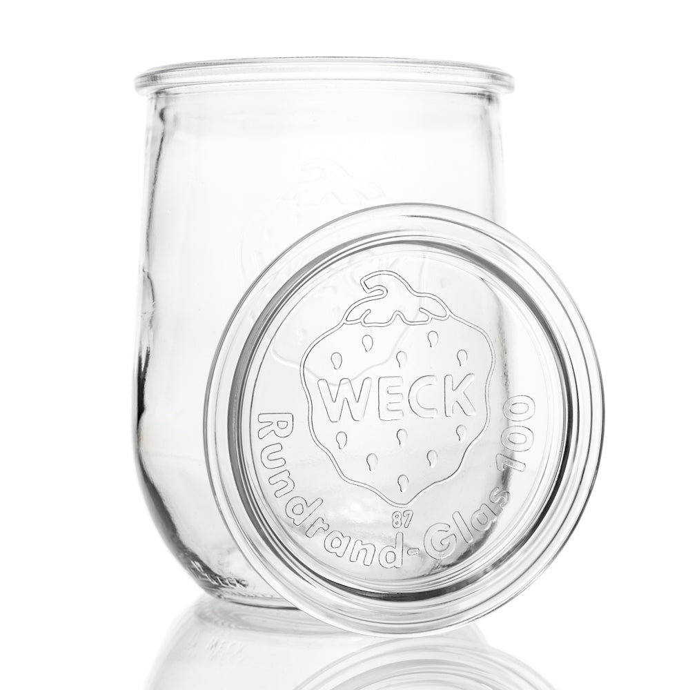 WECK-Tulpenglas 1062 ml RR 100 mit Glasdeckel im 6er Karton