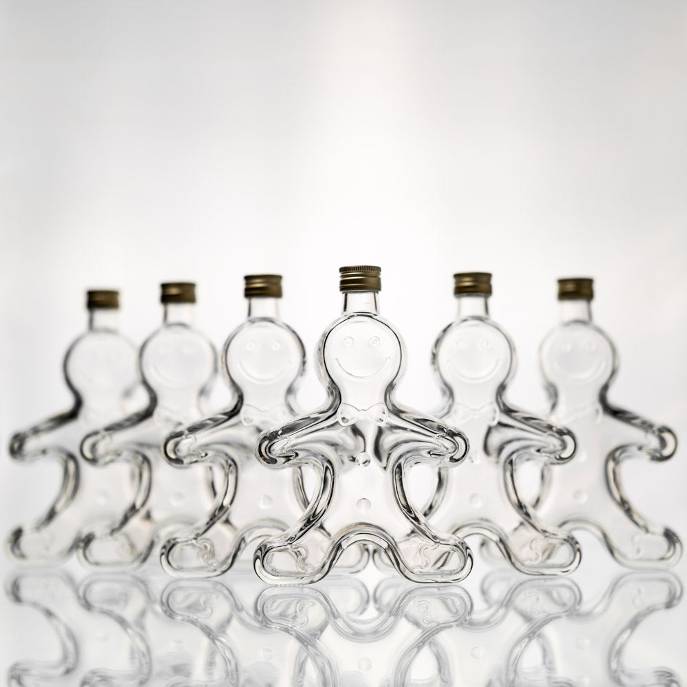 Flasche Gingerbread 250 ml im 6er Set mit Schraubverschlüssen