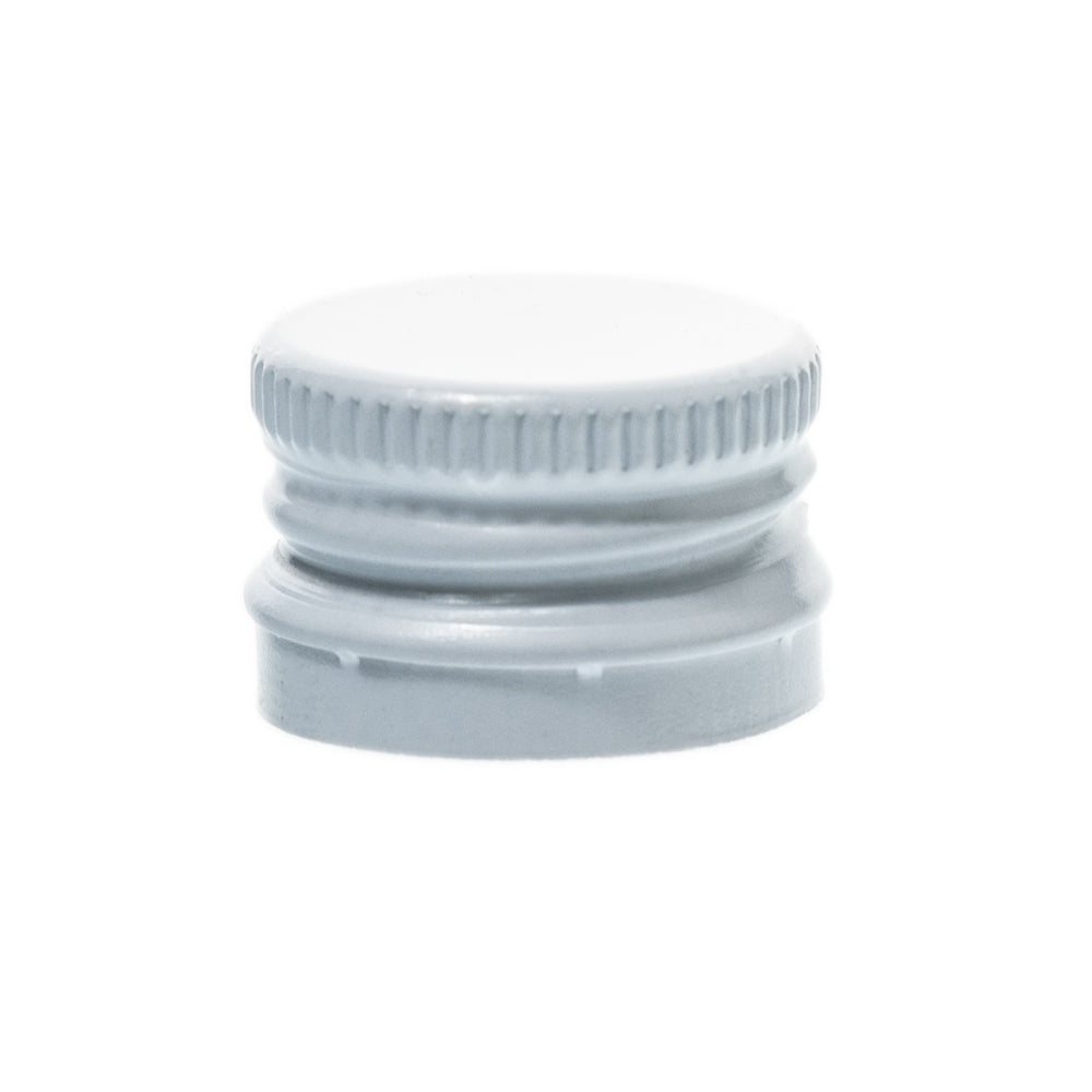 Handverschraubung 18 mm Weiß-Sicherungsring