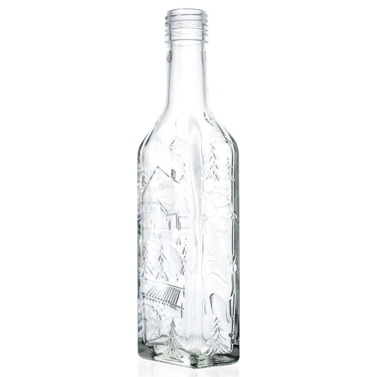 Kirschwasserflasche 0,35 l 31,5 d Schwarzwald-Motiv – Ansicht 2
