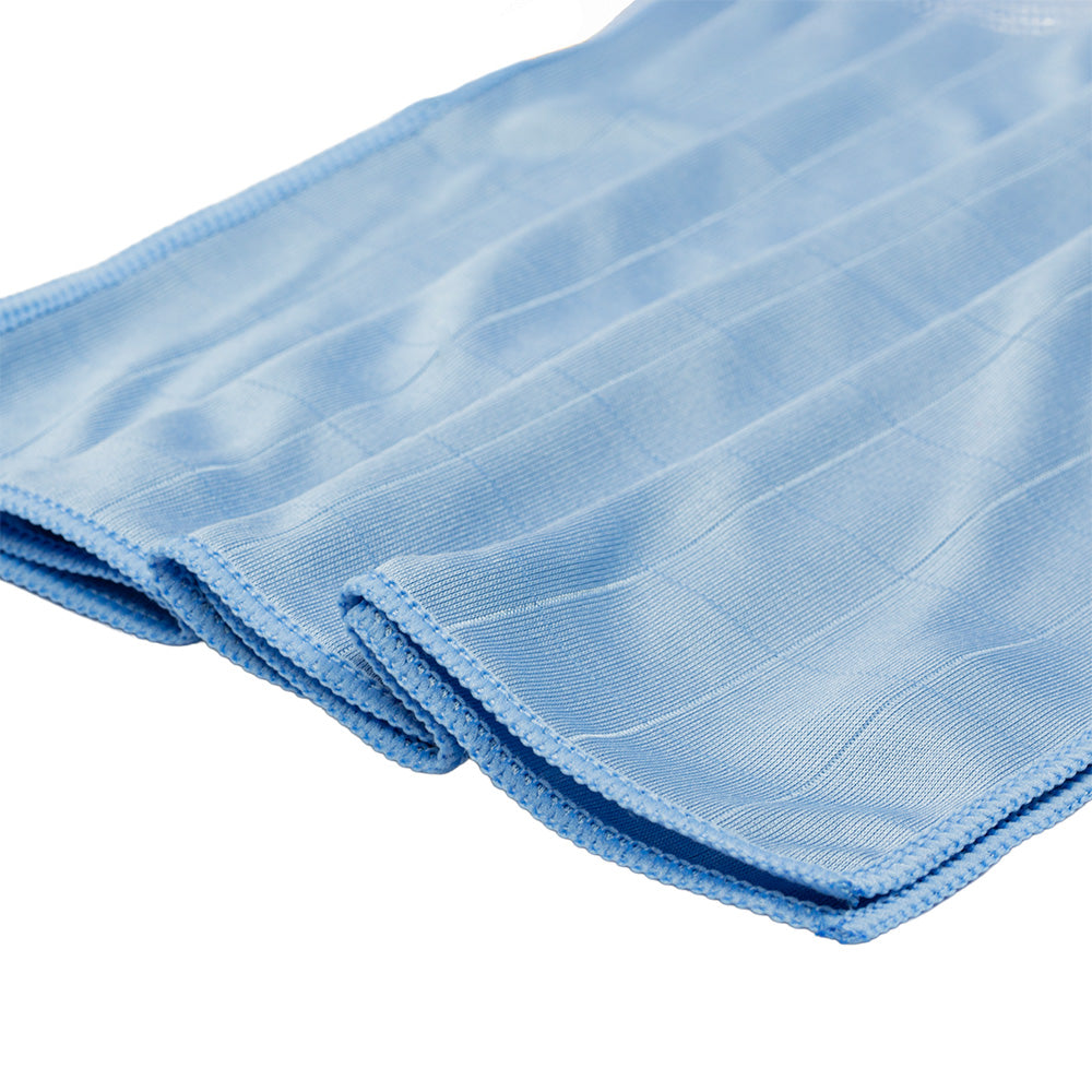 Microfaser-Glastuch Poly Profi Blau