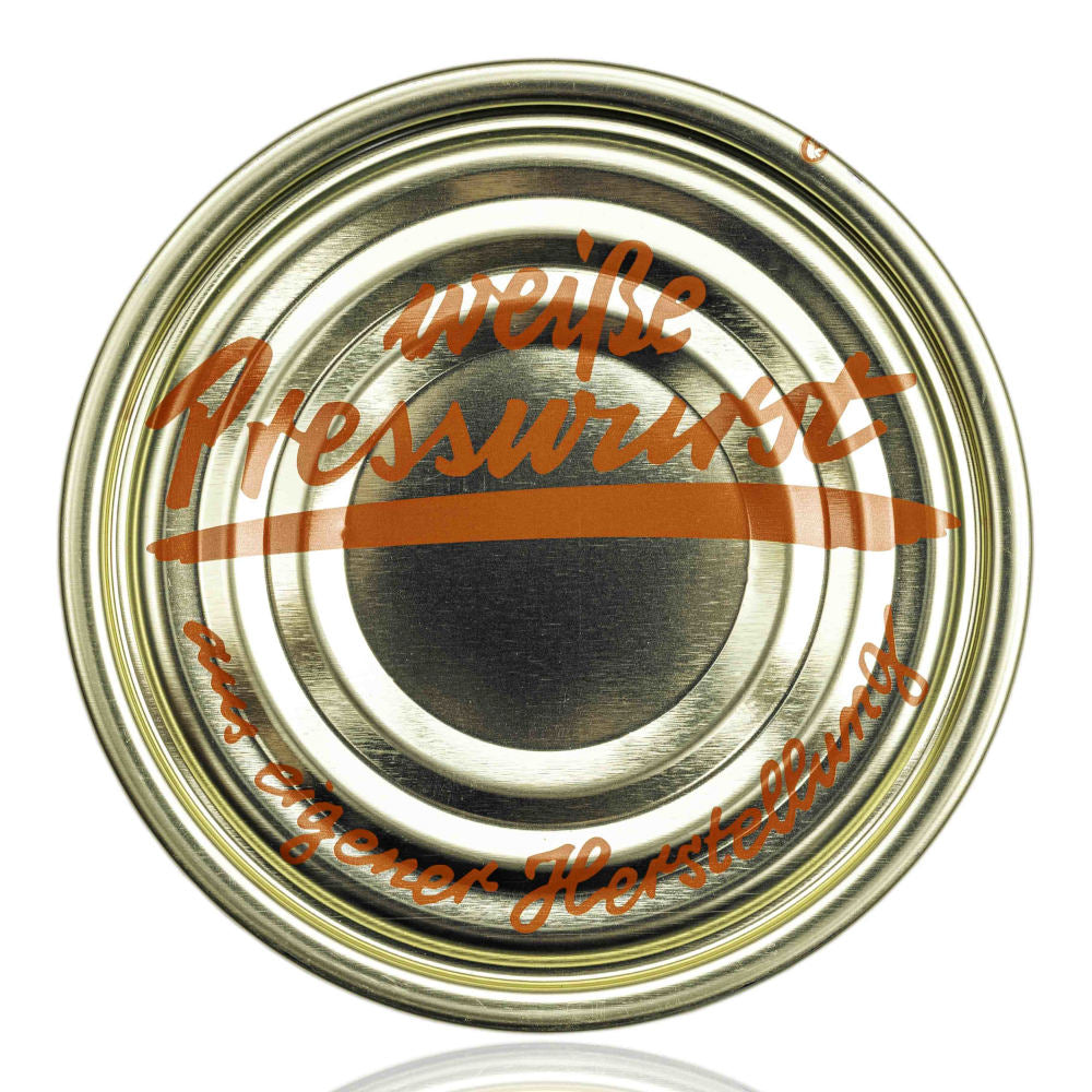 Falzdeckel 99 mm - Weiße Presswurst