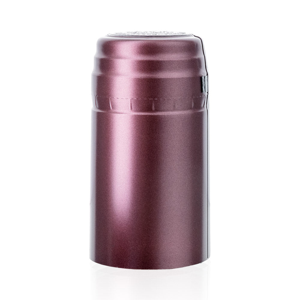 Schrumpfkapseln 31 x 60 Bordeauxrot Metallic