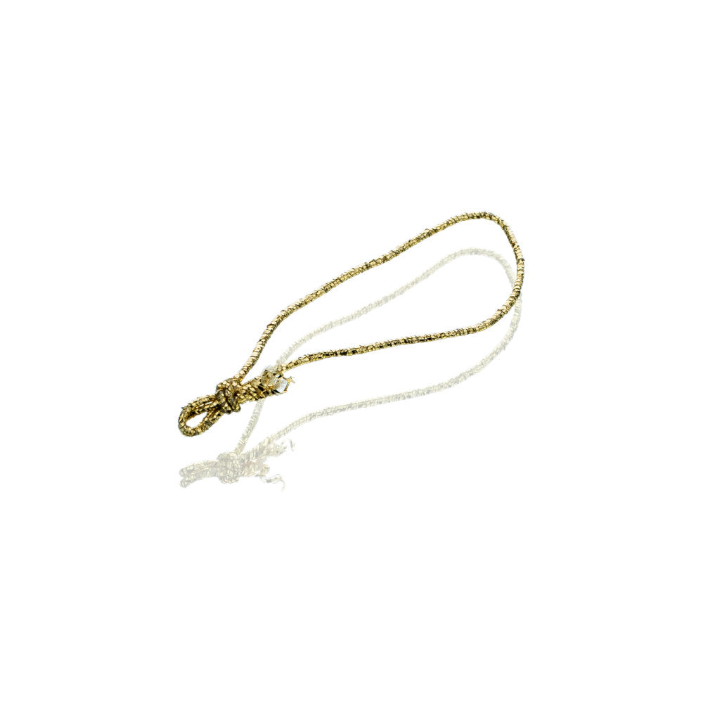 Textilschlaufe Gold 6 cm
