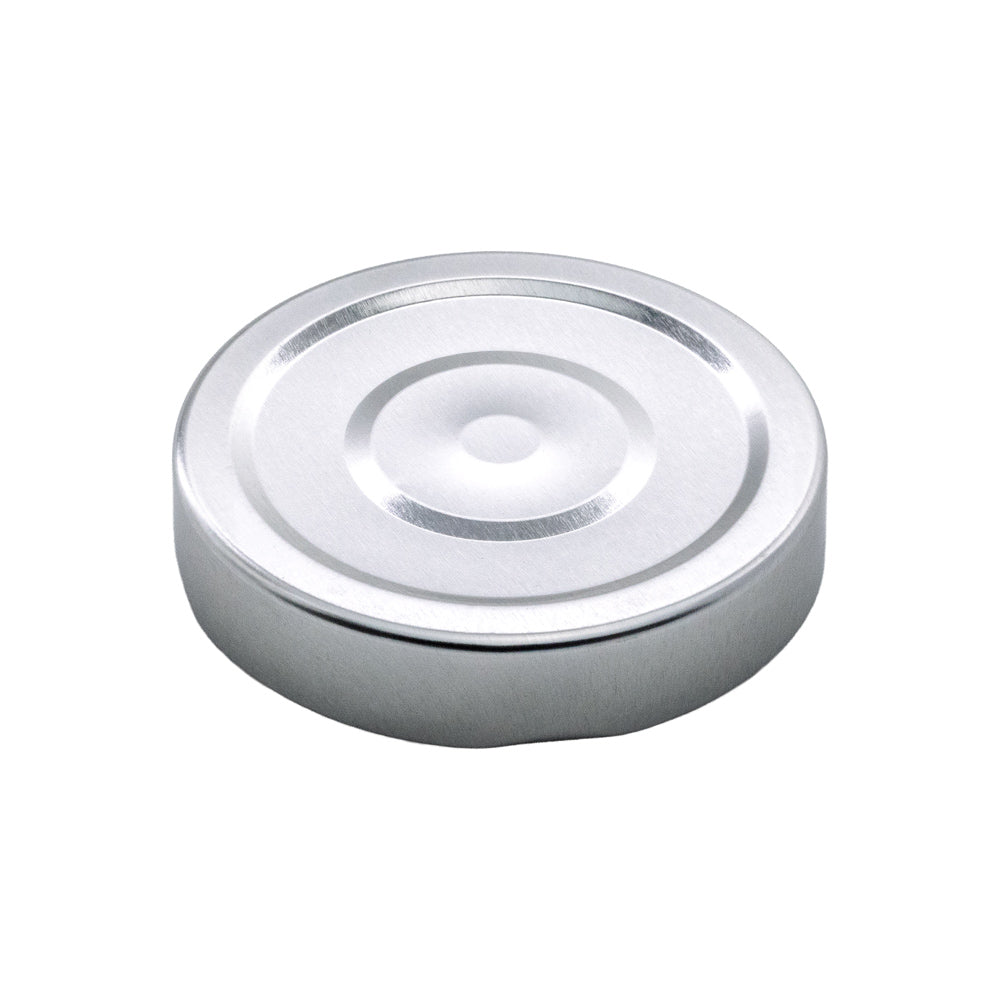 Twist-Off-Verschluss 66 mm Deep DWB Silber PVC-frei