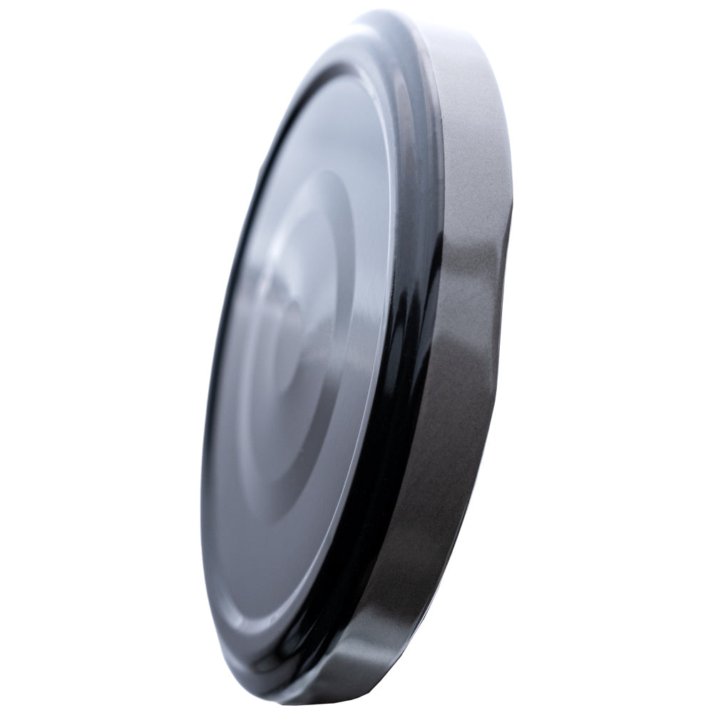 Twist-Off-Verschluss 66 mm Schwarz-Grau Button PVC-frei – Ansicht 2