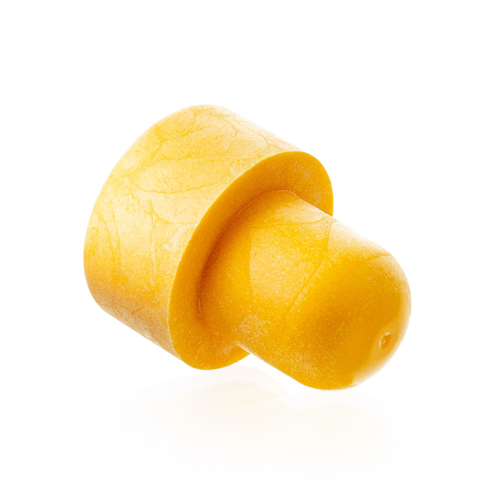 Vollkunststoff-Griffkorken 18 mm Gelb