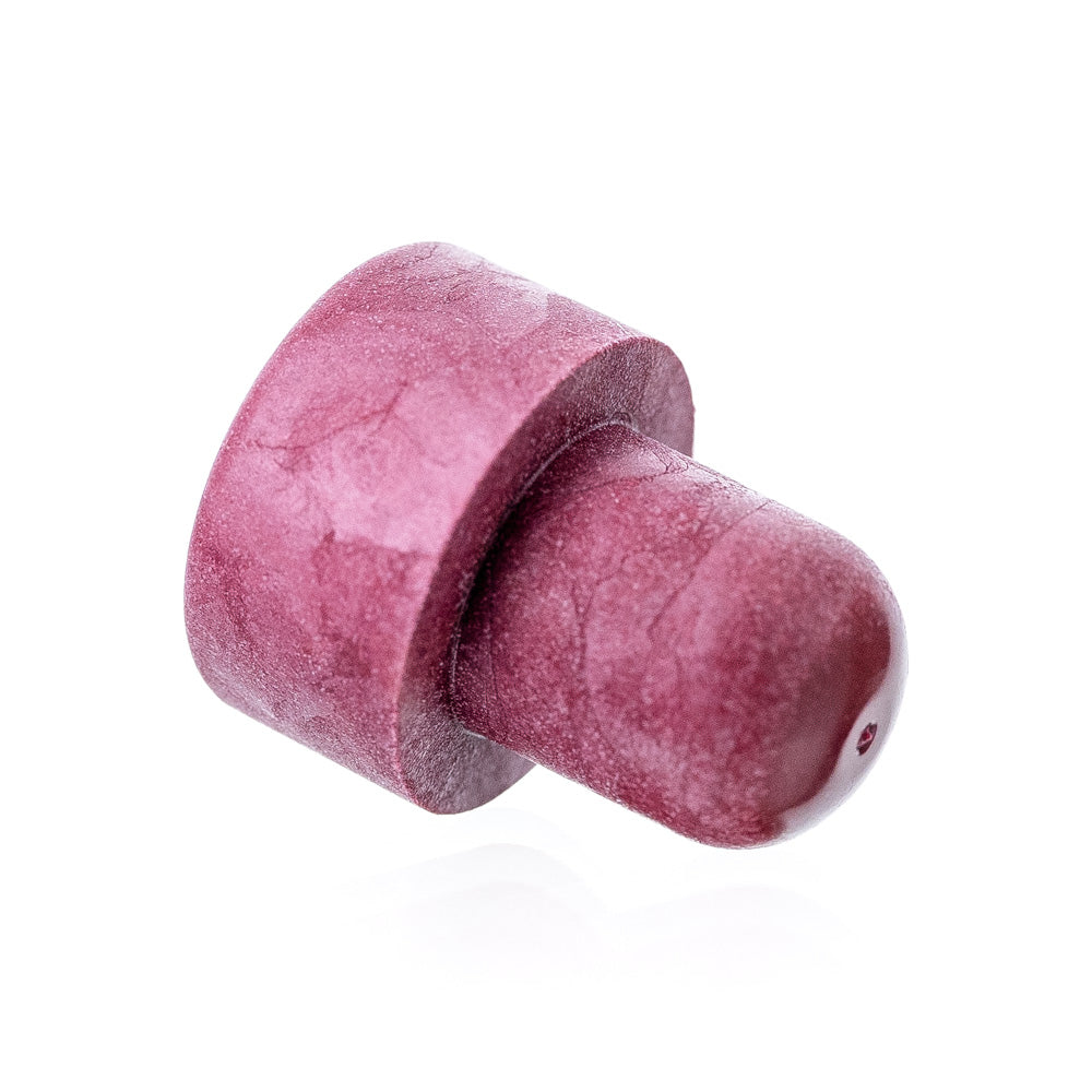 Vollkunststoff-Griffkorken 18 mm Weinrot